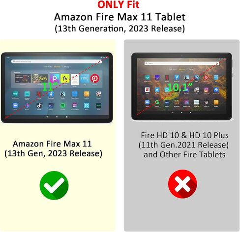 Fire Max 11 Tablet Case(13th Generation, 2023 Release), Amazon Kindle Fire Max 11 Case for Kids-Auorld Lightweight Shockproof EVA case with Handle Stand for Fire Max 11 Tablet - Blue in Saudi Arabia