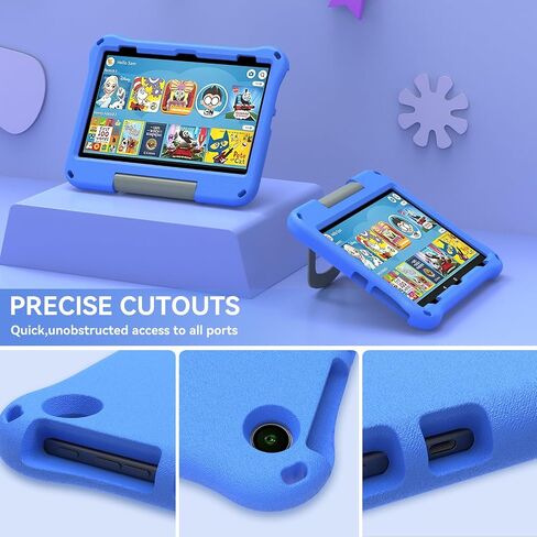 Fire Max 11 Tablet Case(13th Generation, 2023 Release), Amazon Kindle Fire Max 11 Case for Kids-Auorld Lightweight Shockproof EVA case with Handle Stand for Fire Max 11 Tablet - Blue in Saudi Arabia