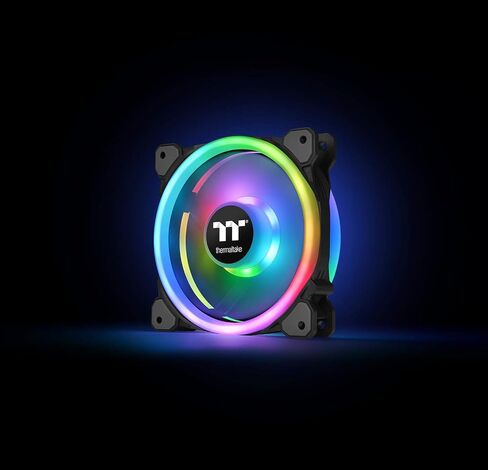 مراوح وحدة الكمبيوتر Thermaltake Riing Trio 12 RGB مقاس 120 مم - حزمة ثلاثية in Saudi Arabia