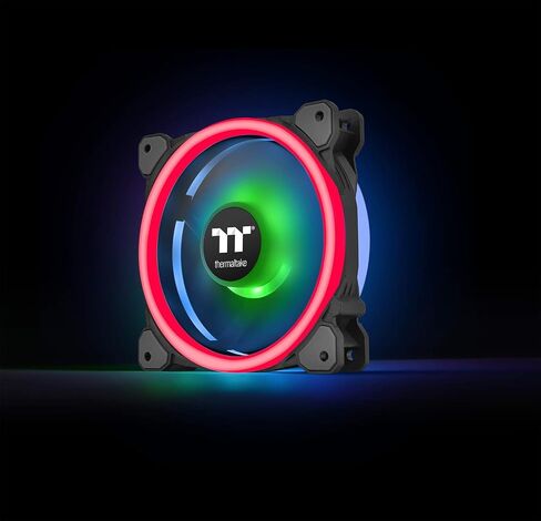 مراوح وحدة الكمبيوتر Thermaltake Riing Trio 12 RGB مقاس 120 مم - حزمة ثلاثية in Saudi Arabia