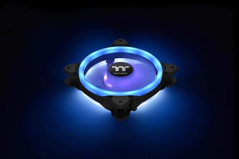 مراوح وحدة الكمبيوتر Thermaltake Riing Trio 12 RGB مقاس 120 مم - حزمة ثلاثية in Saudi Arabia