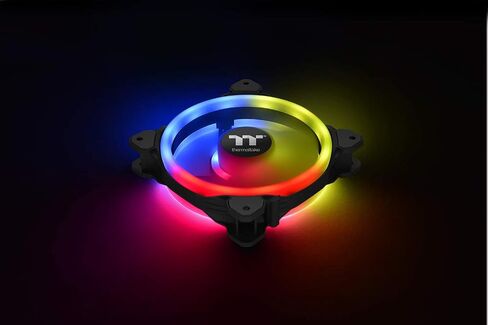 مراوح وحدة الكمبيوتر Thermaltake Riing Trio 12 RGB مقاس 120 مم - حزمة ثلاثية in Saudi Arabia