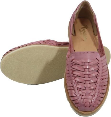 Sandals women Huarache Sandal Colorful Leather Mexican Style 3050 Flat in Kuwait