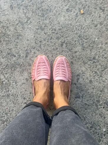 Sandals women Huarache Sandal Colorful Leather Mexican Style 3050 Flat in Kuwait