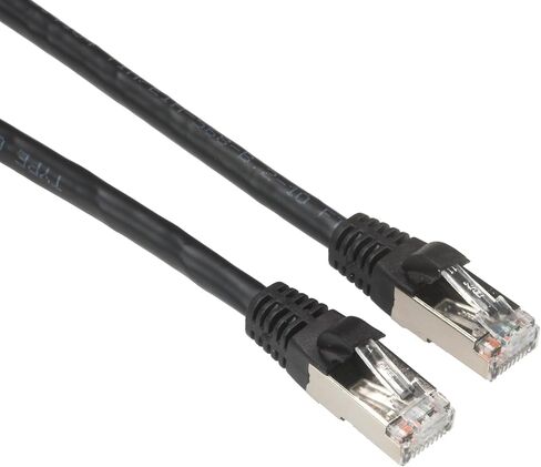 امفينول MP-64RJ45UNNK-001 كابل تصحيح Cat6 UTP، RJ45، 550- ميجا هرتز، 1 قدم، اسود in Kuwait