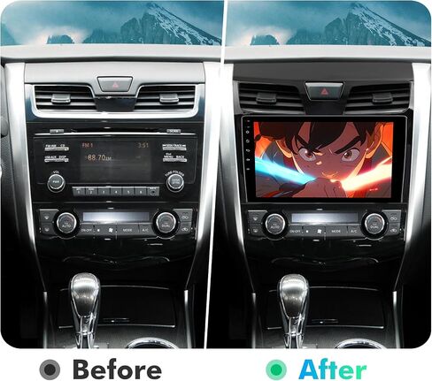 10.1 Inch WiFi 6 IPS Touchscreen Android 12 Bluetooth 5.4 Car Stereo for Nissan Altima with Wireless CarPlay & Android Auto 2+32GB Car Radio, Support GPS, FM Radio, Backup Camera, SWC,Dual USB in Kuwait