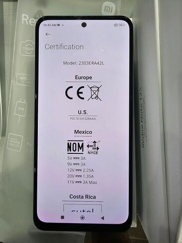 Xiaomi Redmi Note 12 4G LTE (128GB + 6GB) GLOBAL جميع النطاقات غير مقفلة 6.67 بوصة 50 ميجابكسل ثلاثية (Tmobile Mint Tello Global) + (مع حزمة شاحن مزدوج للسيارة السريعة 33 وات) (رمادي أونيكس) in Saudi Arabia