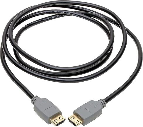 كابل تريب لايت عالي السرعة 4K HDMI 2.0a مع موصلات الإمساك (M/M)، أسود، 15 قدم (P568-015-2A) in Saudi Arabia