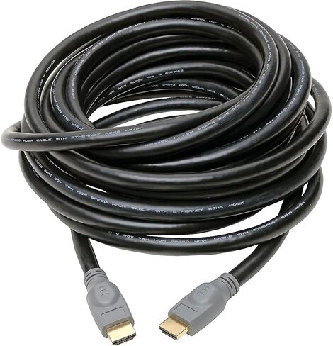 كابل تريب لايت عالي السرعة 4K HDMI 2.0a مع موصلات الإمساك (M/M)، أسود، 15 قدم (P568-015-2A) in Saudi Arabia