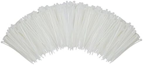 South Main Hardware 848103 1000-Pack 4 Inch, Natural 1,000-Pack, 18-Lb Test, Small Cable Ties, 1000 Tie in Saudi Arabia