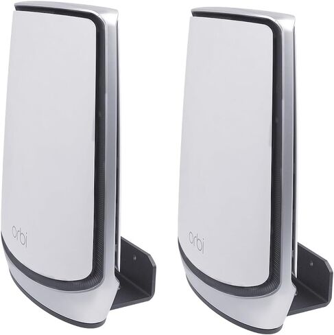 Metal Wall Mount for Orbi WiFi 6 (RBK752)/Orbi Ultra(RBK853)(RBK852)(RBK850)/(RBS750)(RBS751)/(AX4200)(AX5700)(AX6000)(960/860 Series) (2 Pack) in Saudi Arabia