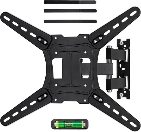 TV Wall Mount TV Bracket: TV Mount for 26-55 Inch LED OLED 4K Flat or Curved Screen Smart TVs or Monitors with Full Motion Articulating Arms Swivels Tilts Extension | Max Vesa 400x400mm Up to 88Lbs in Kuwait