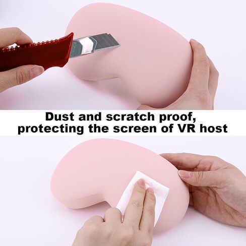 غطاء حافظة من السيليكون لهاتف Vision Pro غطاء حماية خفيف الوزن مقاوم للماء لسماعات Vision Pro VR 2024 مضادة لبصمات الأصابع ومضادة للخدش 100% من الملحقات المتوافقة in Saudi Arabia