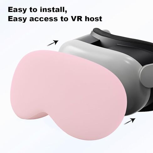 غطاء حافظة من السيليكون لهاتف Vision Pro غطاء حماية خفيف الوزن مقاوم للماء لسماعات Vision Pro VR 2024 مضادة لبصمات الأصابع ومضادة للخدش 100% من الملحقات المتوافقة in Saudi Arabia