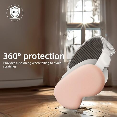 غطاء حافظة من السيليكون لهاتف Vision Pro غطاء حماية خفيف الوزن مقاوم للماء لسماعات Vision Pro VR 2024 مضادة لبصمات الأصابع ومضادة للخدش 100% من الملحقات المتوافقة in Saudi Arabia
