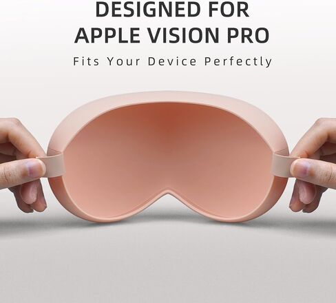 غطاء حافظة من السيليكون لهاتف Vision Pro غطاء حماية خفيف الوزن مقاوم للماء لسماعات Vision Pro VR 2024 مضادة لبصمات الأصابع ومضادة للخدش 100% من الملحقات المتوافقة in Saudi Arabia