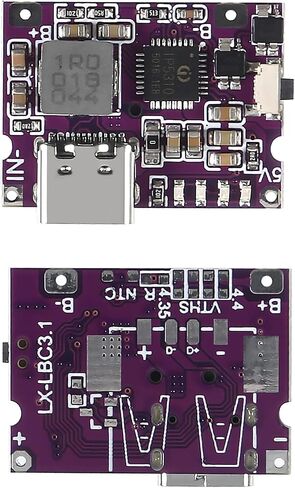 4 قطع من النوع C USB 5V 3.1A Boost Converter وحدة الطاقة IP5310 ملحقات بنك الطاقة المحمول مع مؤشر LED للمفتاح (Type-C 3.1A) in Saudi Arabia