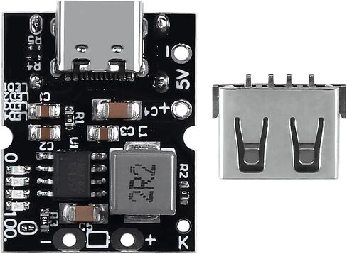 4 قطع من النوع C USB 5V 3.1A Boost Converter وحدة الطاقة IP5310 ملحقات بنك الطاقة المحمول مع مؤشر LED للمفتاح (Type-C 3.1A) in Saudi Arabia
