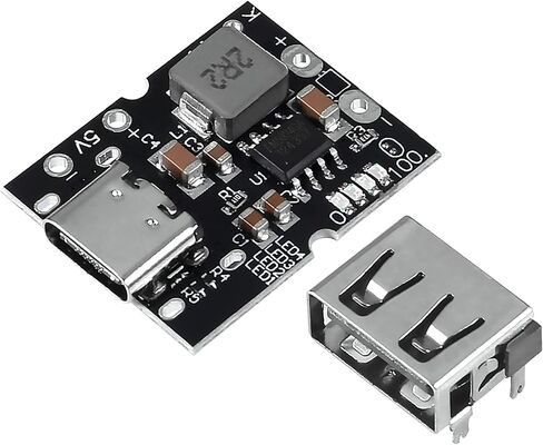 4 قطع من النوع C USB 5V 3.1A Boost Converter وحدة الطاقة IP5310 ملحقات بنك الطاقة المحمول مع مؤشر LED للمفتاح (Type-C 3.1A) in Saudi Arabia