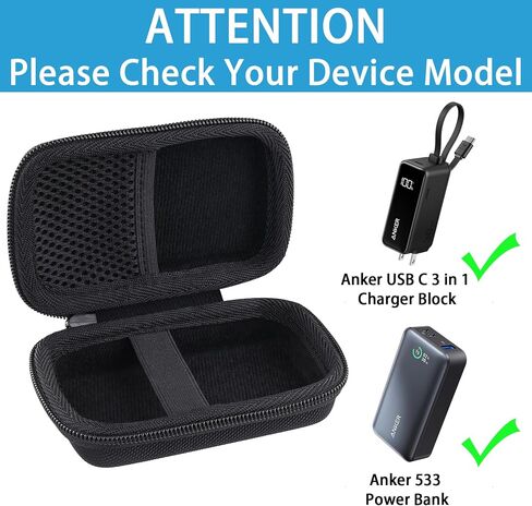 khanka Hard Travel Case Replacement for Anker 533 Power Bank/Anker Nano Power Bank,10000mAh Portable Charger (PD 30W max. Leistung),Case Only in Saudi Arabia