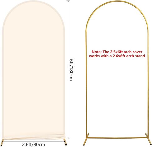 2.6x6ft Pink Arch Wall Backdrop Round Top Backdrop Cover Valentine's Day Round Top Arch Frame Cover 2-Sided Fit Backdrop Stand for Wedding Baby Shower Birthday Bridal Shower Events Party Decor in Saudi Arabia