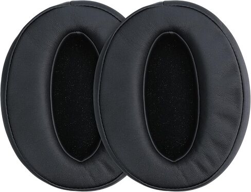 kwmobile Ear Pads Compatible with Sennheiser HD 4.50 BTNC Earpads - 2X Replacement for Headphones - Black in Saudi Arabia