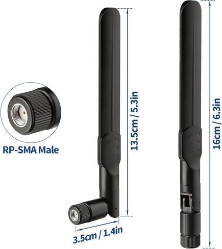 4G LTE Cellular Trail Camera Antenna 8dBi RP-SMA Male Antenna Compatible with Spypoint Link Micro Solar EVO Link S Dark Wildlife Hunting Game Cam Outdoor Mobile Security Camera 2 Pack in Saudi Arabia