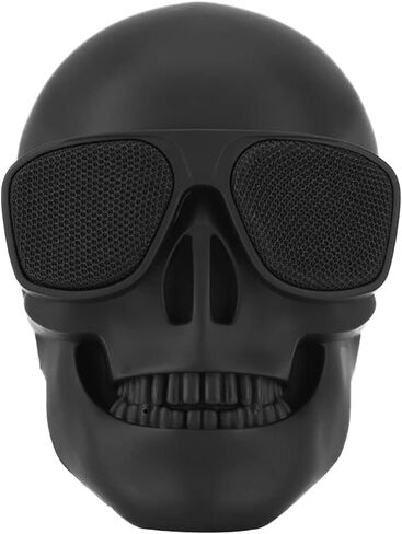 Skull Speaker Portable wireless Bluetooth 5.2 Skull Head Bass Stereo Retro Speaker for Halloween Christmas Party Home Decor Unique Gift TF Aux USB for iPhone Android Tablets Laptops PC in Saudi Arabia