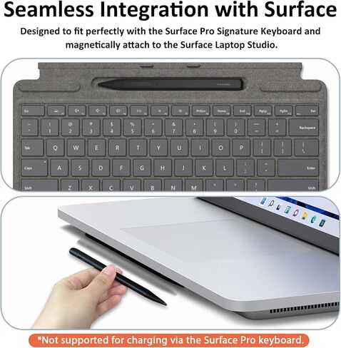 AE RENAISSER Raphael Slim Stylus for Surface, Original Slim Pen Shape, Screen-Paper Dual-use Pen Tip, Fits Surface Pro Keyboard Pen Slot, MPP 2.0, 4096 Pressure of Sensitivity in Saudi Arabia