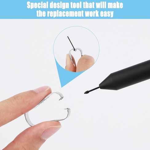 10pcs Pen Nibs Replacement for Samsung Galaxy Tab S6, S Pen Tips Stylus Pen Nibs Replacement with Install Tool Compatible with Samsung Galaxy Tab S7 & S7 Plus S8 & S8 Plus (Black) in Saudi Arabia