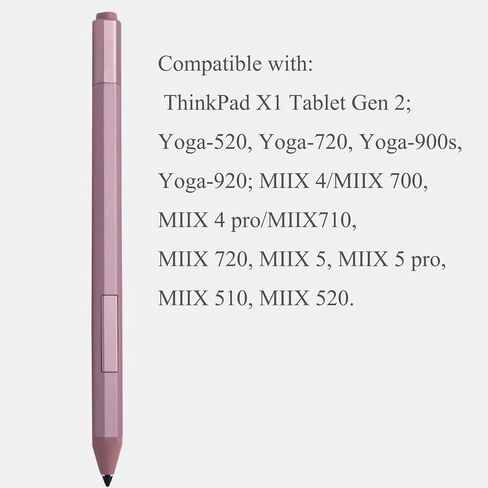قلم رقمي 2 مع حبر نافذة متوافق مع قلم Lenovo Precision Pen، متوافق مع Thinkpad X12 القابل للفصل، IdeaPad Flex 5 5i، Yoga 7 7i؛ يوجا 9، ايديا باد فليكس 5، بلوتوث in Kuwait