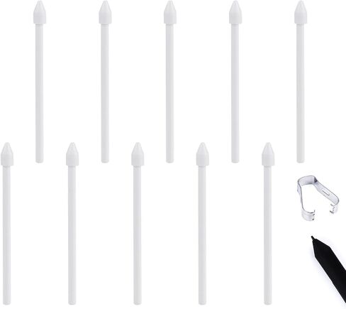 10pcs Pen Nibs Replacement for Samsung Galaxy Tab S6, S Pen Tips Stylus Pen Nibs Replacement with Install Tool Compatible with Samsung Galaxy Tab S7 & S7 Plus S8 & S8 Plus (Black) in Saudi Arabia