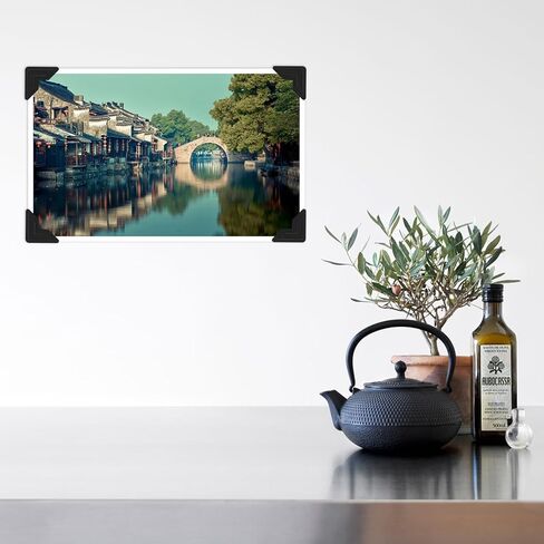 ملصقات ذاتية اللصق لزوايا الصور من MIDELONG، لونين من الورق الخالي من الأحماض، ملصقات تثبيت الصور على زوايا الصور لألبومات سجل القصاصات DIY، 6 أوراق/144 قطعة in Kuwait