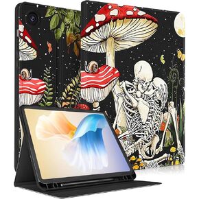 for Samsung Galaxy Tab A9 Plus Case 11 inch(SM-X210/X216/X218), Girls Women Cute Pretty Folio Cover with Pencil Holder, Auto Week/Sleep Design for Samsung A9+ Plus Tablet Cases, Floral