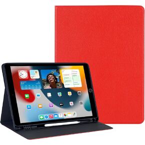 Case for 10.2 Inch iPad 9th Generation Case 2021,iPad 8th Generation Case 2020, iPad 7th Generation Case 2019-Multi-Angle Viewing Stand Cover with Pencil Holder, Auto Sleep Wake (Black)