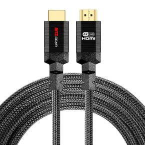 Ritz Gear 4K HDMI 2.0 Cable 3 ft. [3 Pack] 18 Gbps Ultra High Speed Braided Nylon Cord & Gold Connectors - 4K@60Hz/UHD/3D/2160p/1080p/ARC & Ethernet. Compatible with UHD TV/Monitor/PC/PS5/Xbox