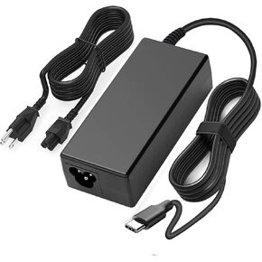 45W USB C Chromebook Charger Replacement for HP, Acer, Lenovo, Dell, Asus, Samsung, Google USB C Laptop Charger Type C, HP Chromebook Charger X360 11 13 14 14A Power Cord, Steak Deck Charger