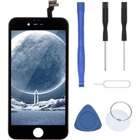 for iPhone 6 4.7 Inch Front Glass LCD Screen Replacement Digitizer Assembly Frame Full Set Display Touchscreen Black