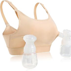 Hands Free Pumping Bra Hands-Free Breast Pump Bra Nursing Bras for Pumping Adjustable Breast-Pumps Holding and Nursing Bra in Saudi Arabia