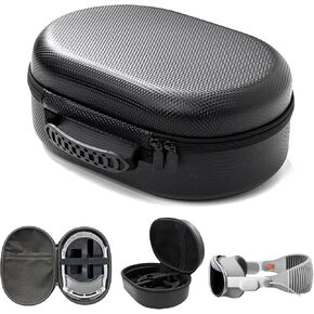 Hard Carrying Case Compatible with Vision Pro VR Headset,Multiple Compartments for Battery & Charger Accessories,Handheld Travel Storage Case, Shockproof & Anti-Drop (Cloth Cover)