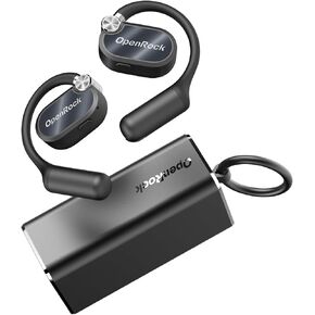 X Open-Ear Headphones, Upgraded Silicone Earhooks, 48Hrs Playtime, Comfort and Fit, IPX5 Waterproof, ENC Microphone, Smart App, Bluetooth 5.3, Wireless Over-Ear Earbuds for Sports, Office