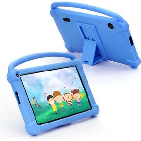 Kids Tablet, 7 inch Tablet for Kids 4GB 32GB Android 12 Preinstalled Parental Control Children Education Toddler Tablet with Shockproof Kickstand Case, GMS Certified(Blue)