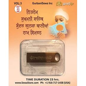 Nitnem, Sukhmani Sahib, Sundar Gutka, Simran - ਯੂ.ਐਸ.ਬੀ ਡ੍ਰਾਈਵ | USB drive