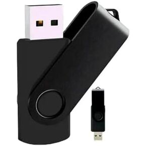 USB 2.0 Flashdrive 128 GB Capacity - Black