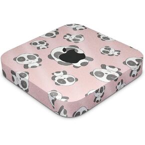 Glossy Glitter Skin Compatible with Apple Mac Mini M2 (2023) - Panda Hello - Premium 3M Vinyl Protective Wrap Decal Cover - Easy to Apply | Crafted in The USA by MightySkins