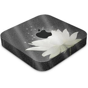 Glossy Glitter Skin Compatible with Apple Mac Mini M2 (2023) - Twilight Lotus - Premium 3M Vinyl Protective Decal Cover - Easy to Apply | Crafted in The USA by MightySkins
