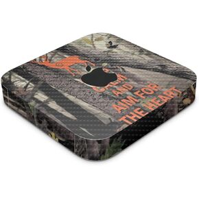 غلاف من ألياف الكربون متوافق مع جهاز Apple Mac Mini M2 (2023) - Deer Hunter - غطاء لاصق واقٍ من الفينيل الفاخر 3M - سهل الاستخدام | صُنع في الولايات المتحدة الأمريكية بواسطة MightySkins