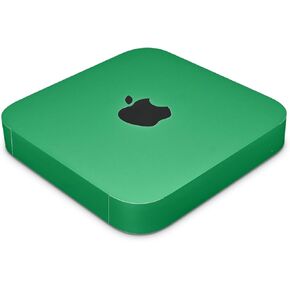 Skin Compatible with Apple Mac Mini M2 Pro (2023) - Solid Green - Premium 3M Vinyl Protective Wrap Decal Cover - Easy to Apply | Crafted in The USA by MightySkins