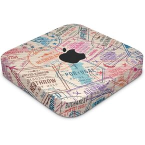غلاف من ألياف الكربون متوافق مع Apple Mac Mini M2 Pro (2023) - لقد كنت في كل مكان - غطاء حماية من الفينيل 3M - سهل الاستخدام | صُنع في الولايات المتحدة الأمريكية بواسطة MightySkins