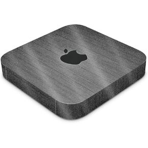 Glossy Glitter Skin Compatible with Apple Mac Mini M2 Pro (2023) - Black Wood - Premium 3M Vinyl Protective Wrap Decal Cover - Easy to Apply | Crafted in The USA by MightySkins